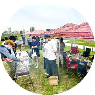 大阪組有志でBBQ大会!